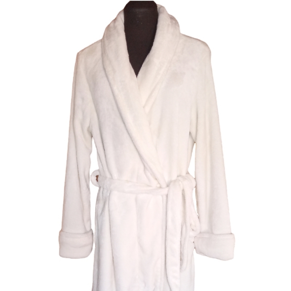 Plush White Robe